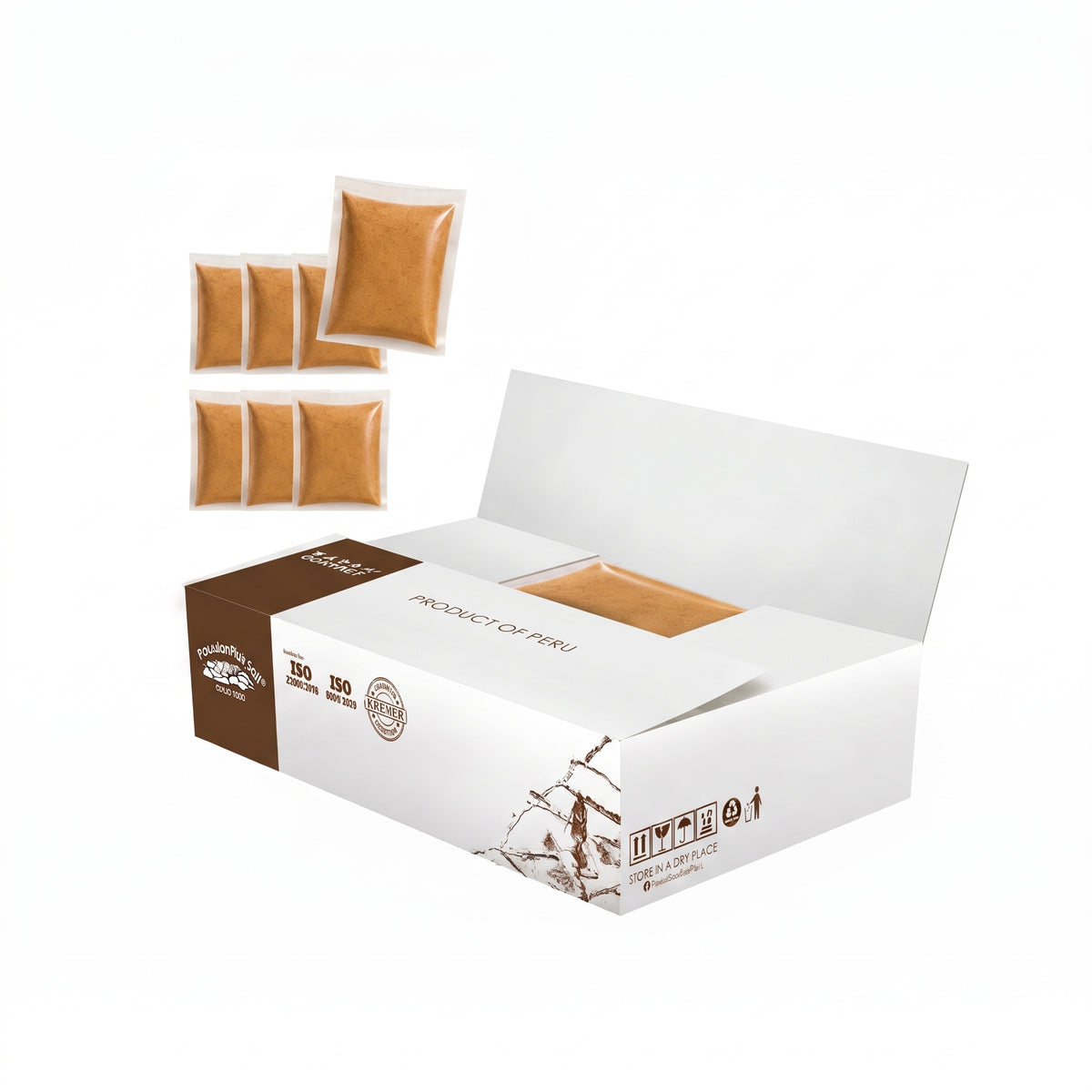 Camu Camu Superfood Reines Bio-Camu-Camu-Pulver – Großgebinde-Karton 14 kg (7 Beutel  2 kg)