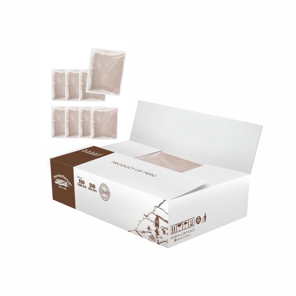 Rosa Maras-Salz Feine Körnung Großgebinde-Karton 20 kg – 8 Beutel  2,5 kg  Gourmet-Salz für Gastronomie & Lebensmittelhandwerk (1kg- 5,69€)