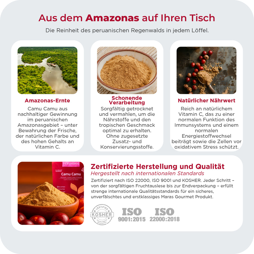 Bio Camu Camu Pulver - Doypack, 170 g