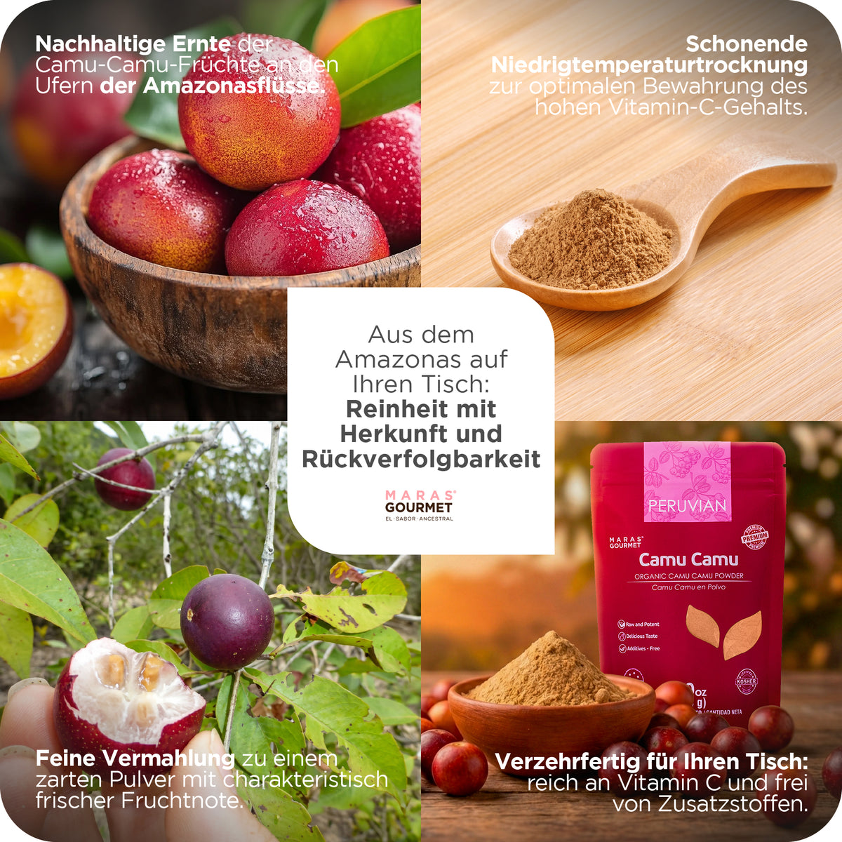 Bio Camu Camu Pulver - Doypack, 170 g