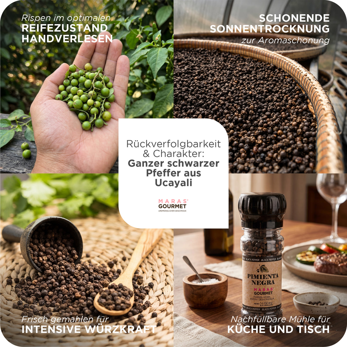 Amazonas Urwald Pfeffer – Beutel  30 g