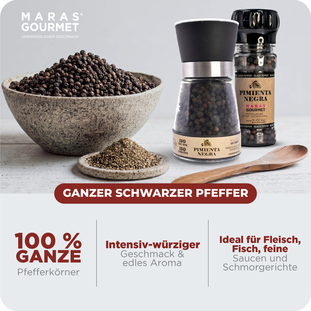 Amazonas Urwald Pfeffer – Nachfüllbare Glasmühle 100 g
