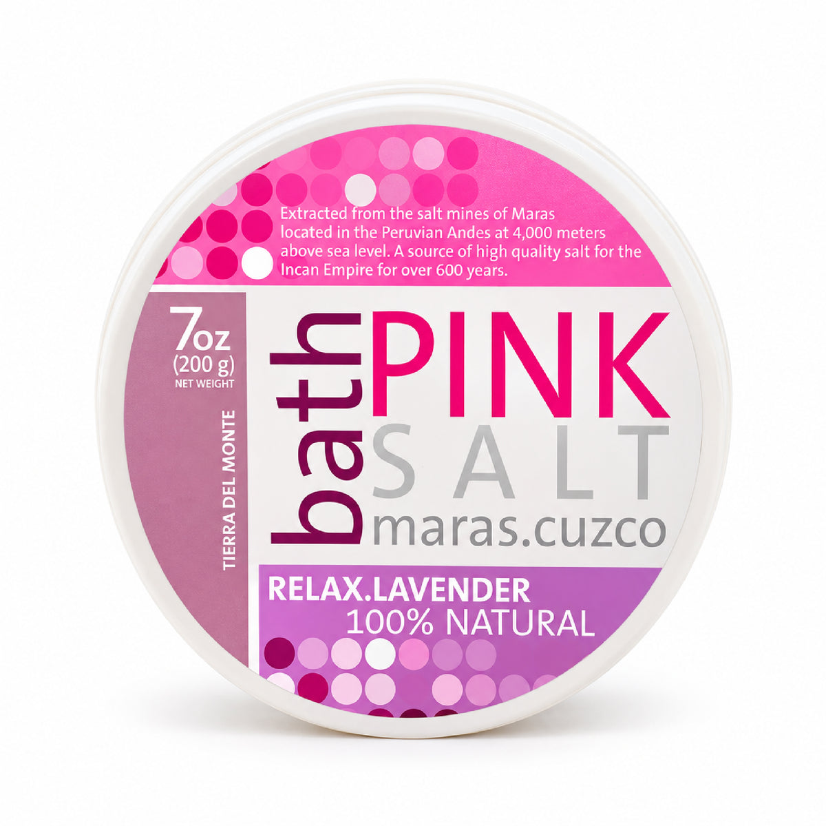 Rosa Maras-Salz Lavendel – Badesalz Relax | 200 g