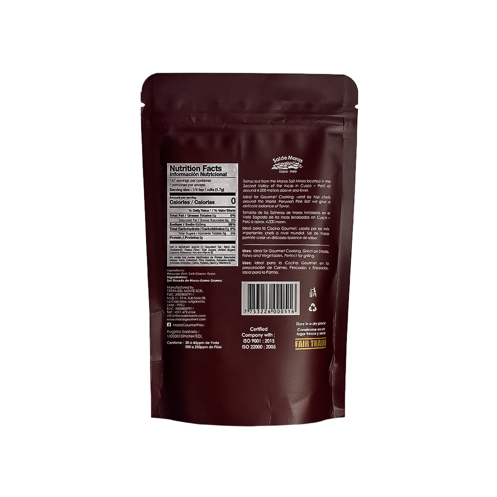Rosa Maras-Salz Grobe Körnung – Doypack, 250 g