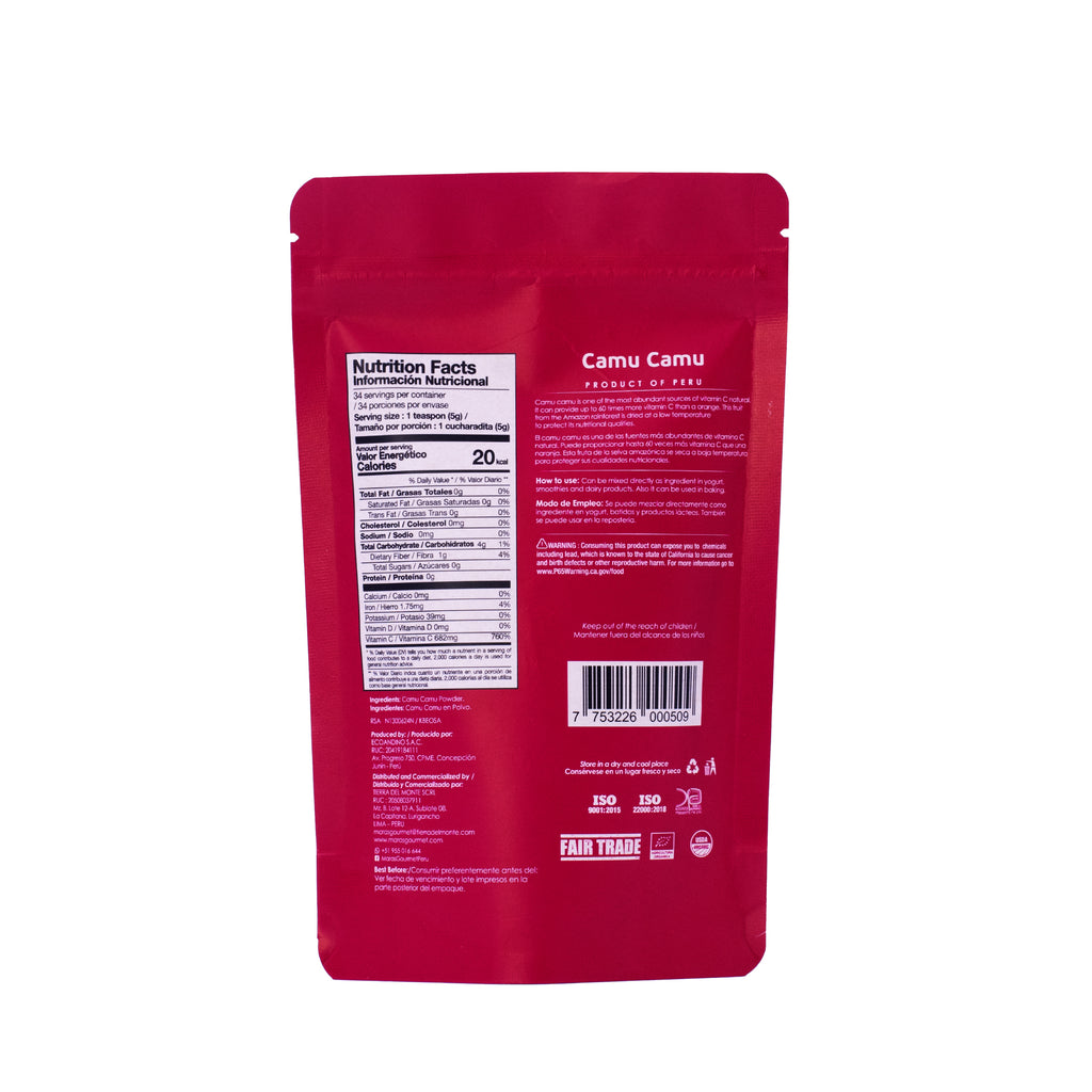 Bio Camu Camu Pulver - Doypack, 170 g