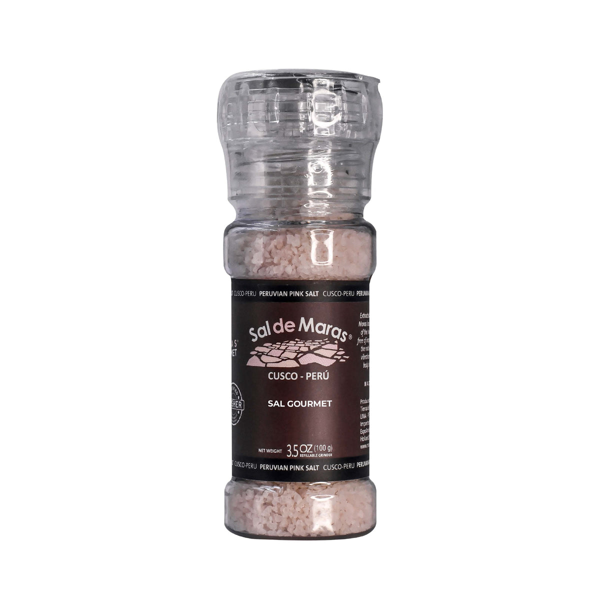Rosa Maras-Salz Grobe Körnung – Nachfüllbare Mühle, 100 g