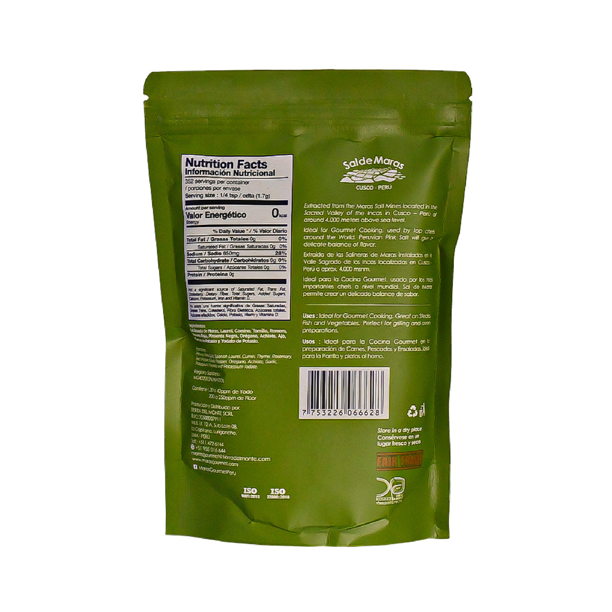 Rosa Maras-Salz Kräuter - Doypack, 600 g