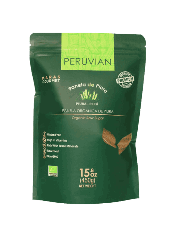 Bio-Panela aus Piura 450g – unraffinierter Vollrohrzucker, 100% natürlich