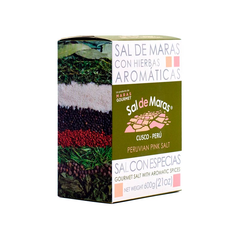 Rosa Salz aus Maras mit Gewürzen 600g – Familiengröße, andiner Geschmack