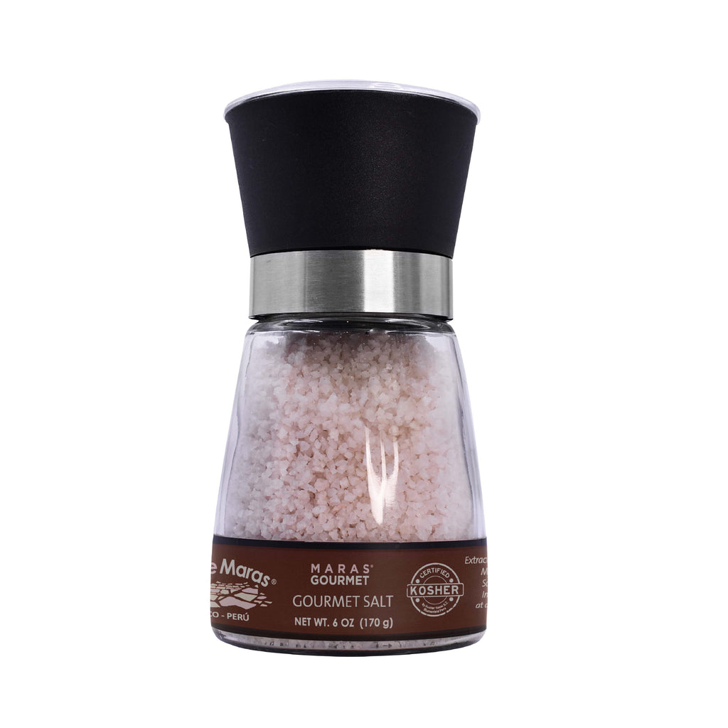 Rosa Maras Salz – Nachfüllbare Glasmühle, 170 g